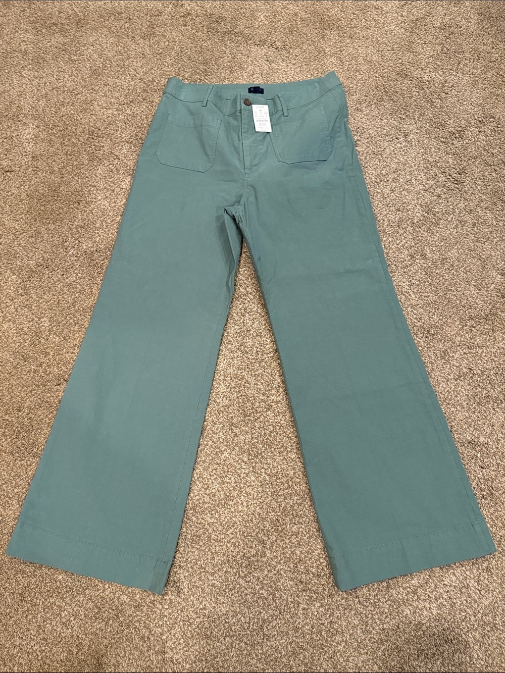 J. Crew Lizzie pant in Sage Green